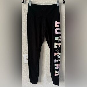 Pink Victoria secret black leggings casual basic